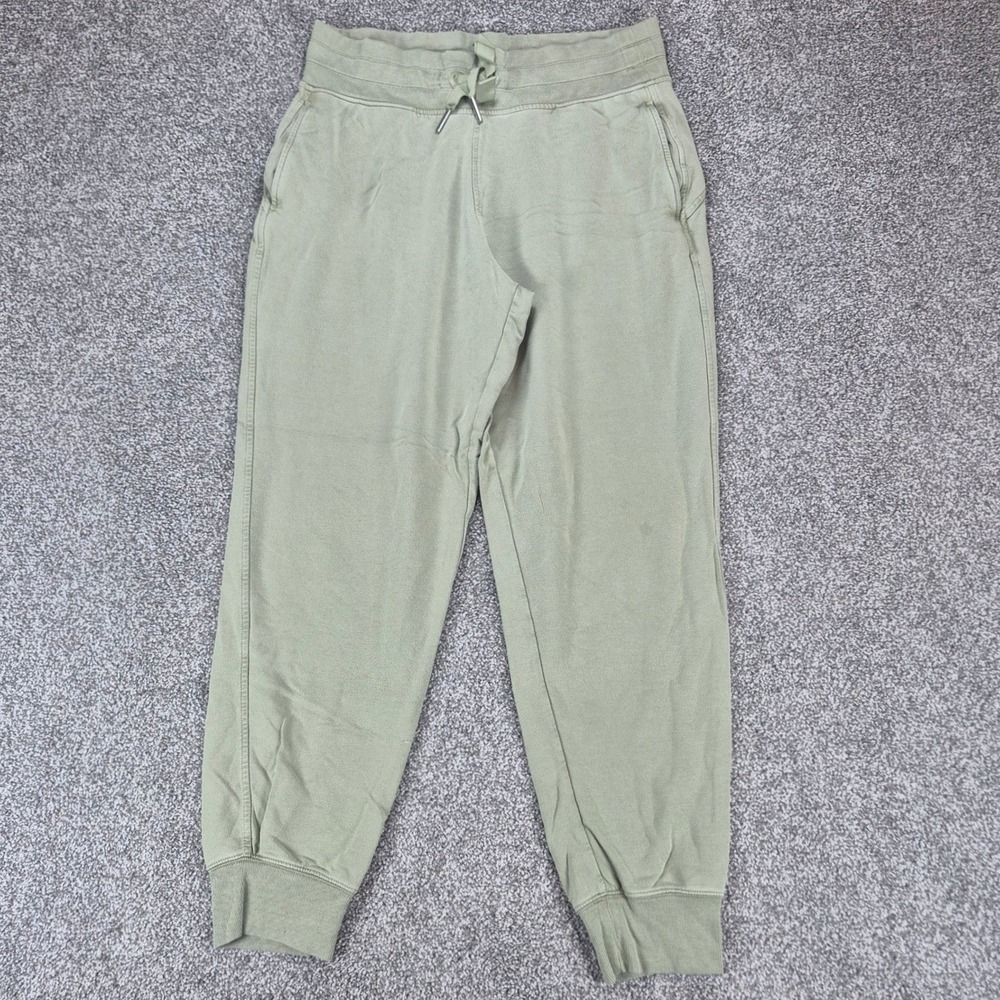 Athleta Balance Jogger Sweatpants Womens‎ Medium Green Stretch Drawstring